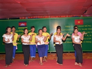 Du 5e camp d'amitié des jeunes vietnam-cambodge
